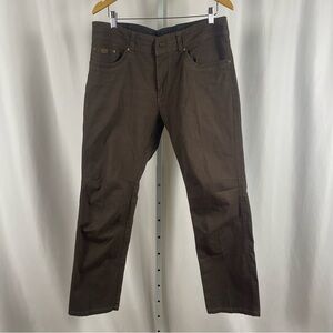 KÜHL Kanvus Jean 36x30 Brown Pants Chore Work Outdoor Barn Utility Trail Hiking